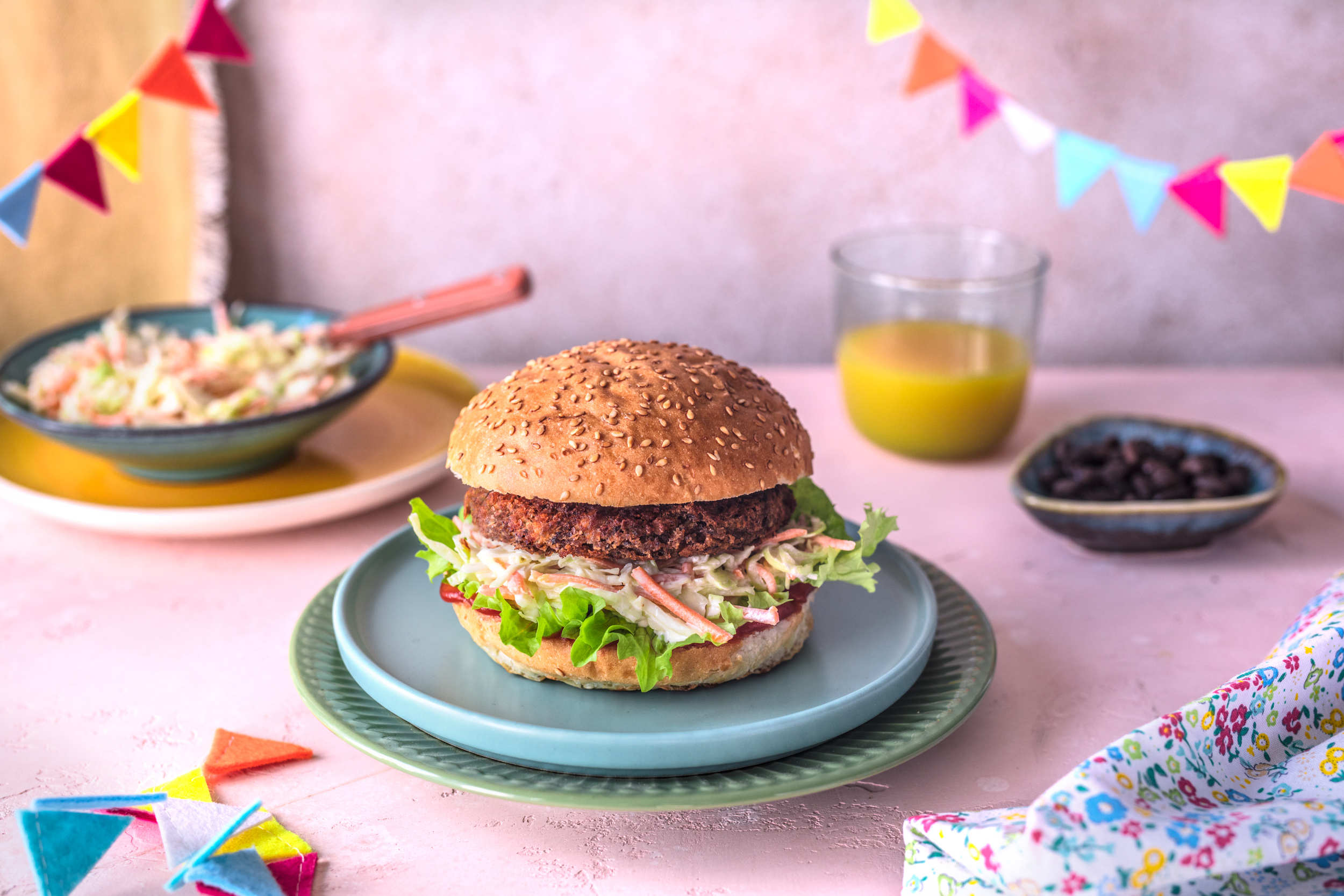 Vege burger (Burger od crnog graha)