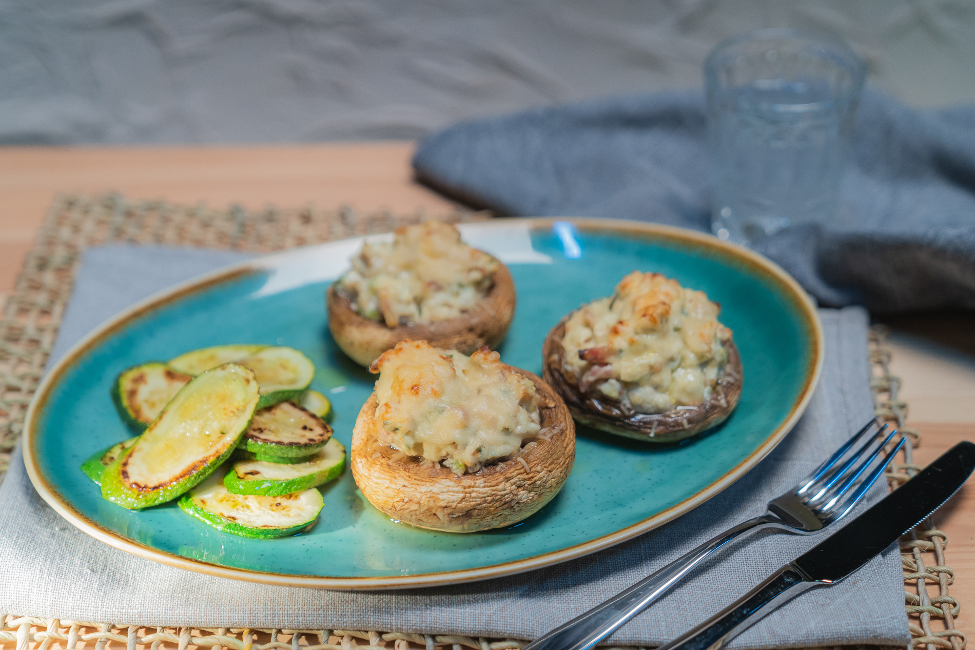 Punjene portobello gljive