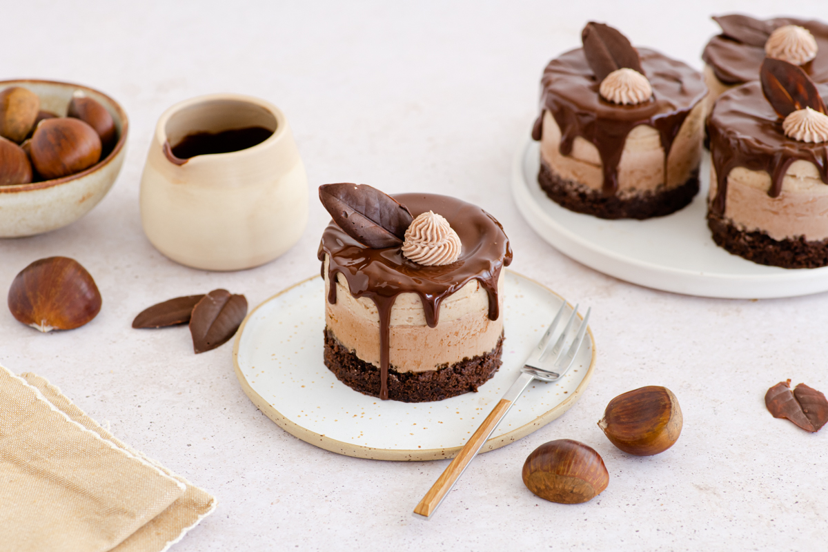 Mini tortice s kestenima i čokoladom