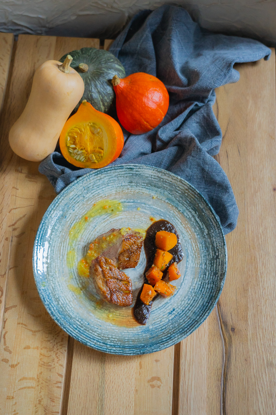 Pačja prsa s bundevom