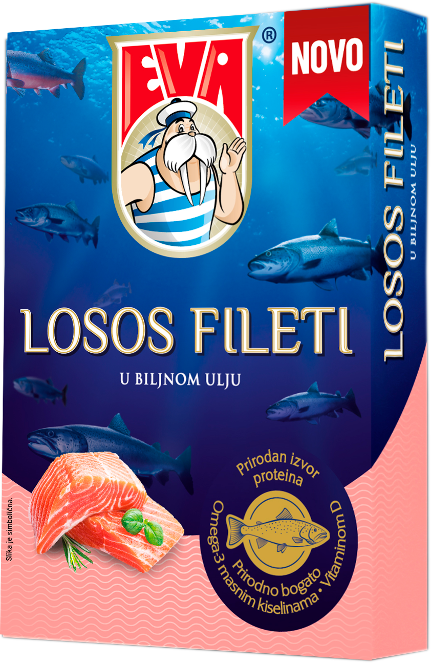 Eva losos fileti u biljnom ulju