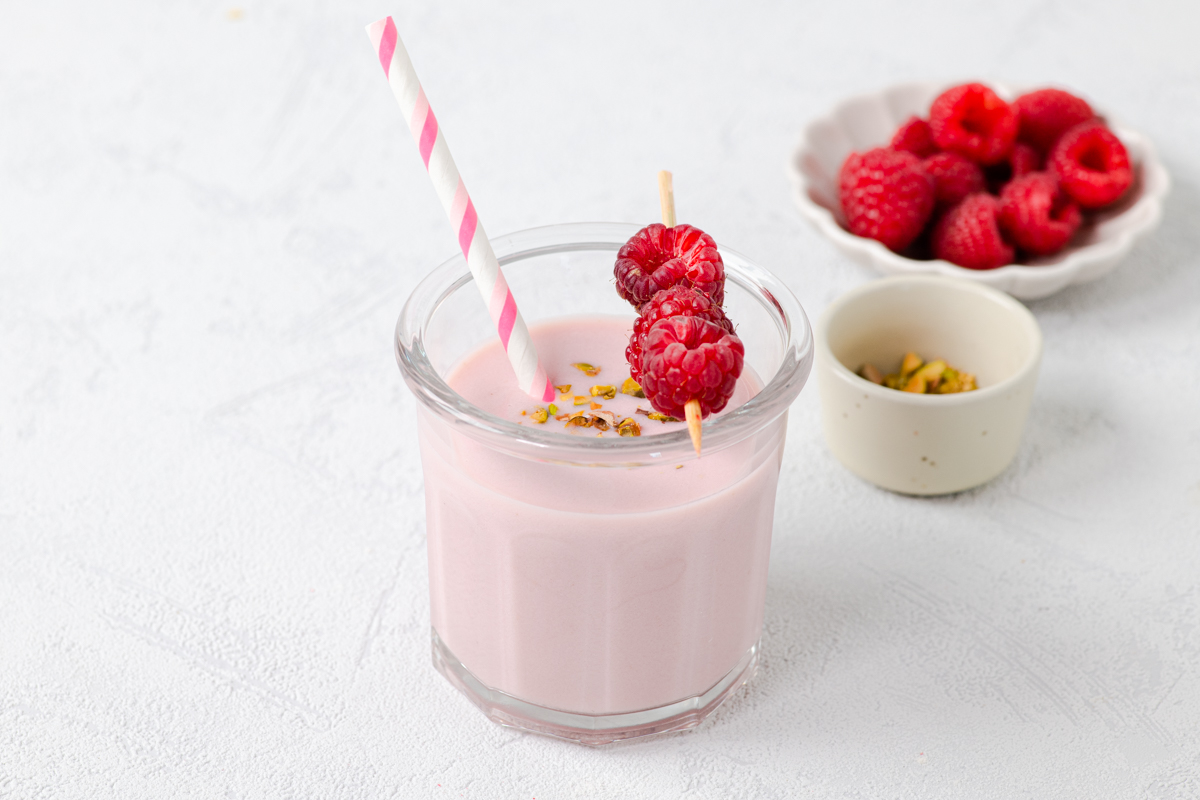 Hi protein cheesecake malina shake