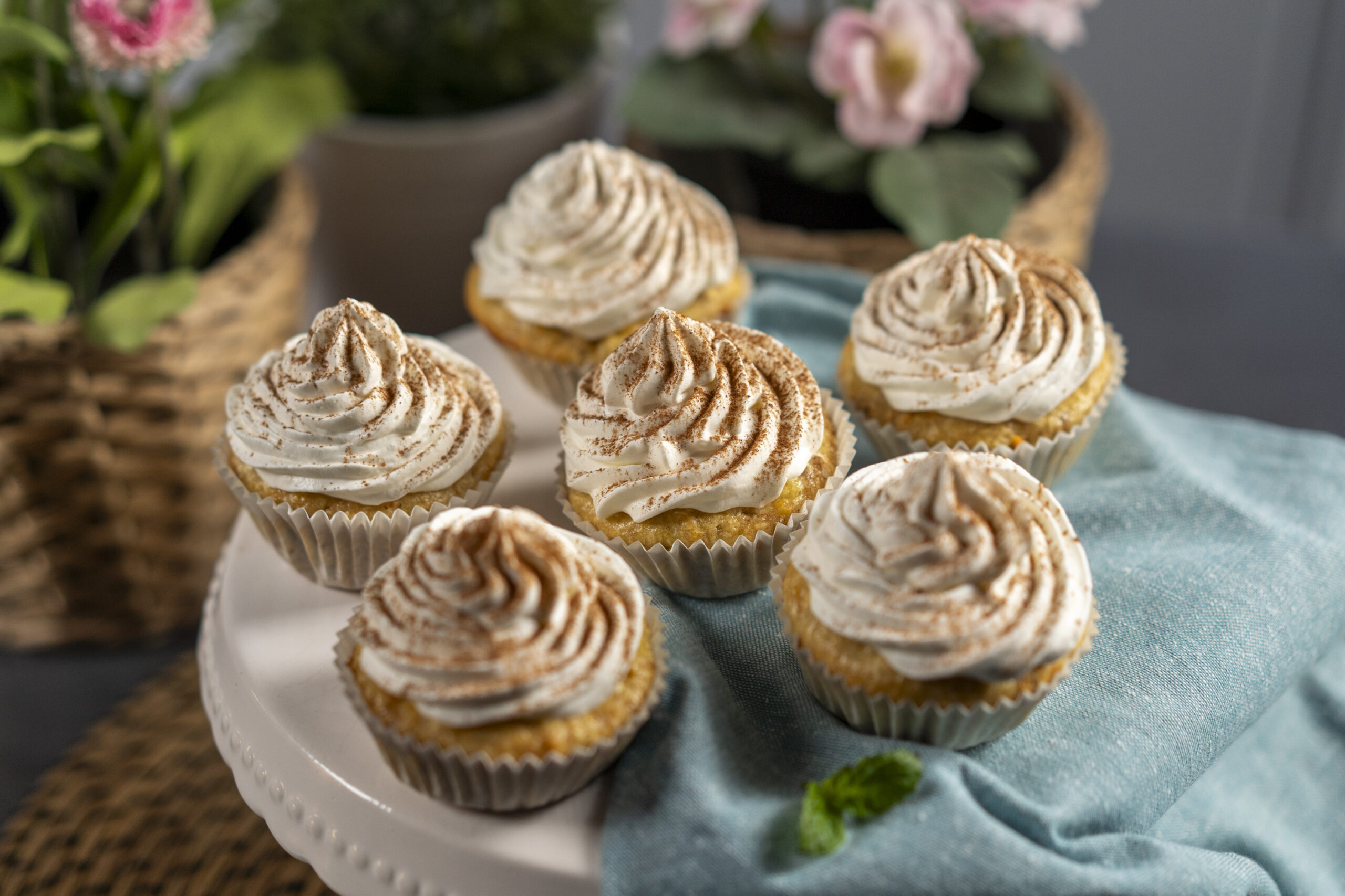 Muffins á la carrot cake s ananasom