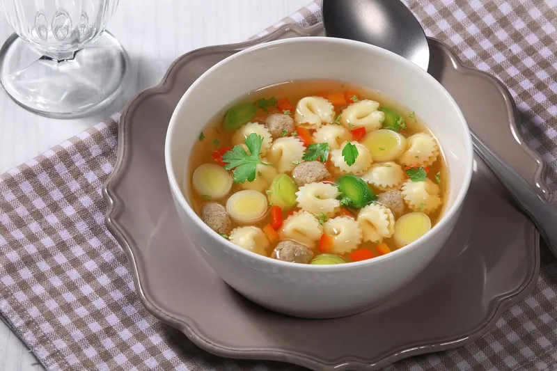 Alpska juha s porilukom