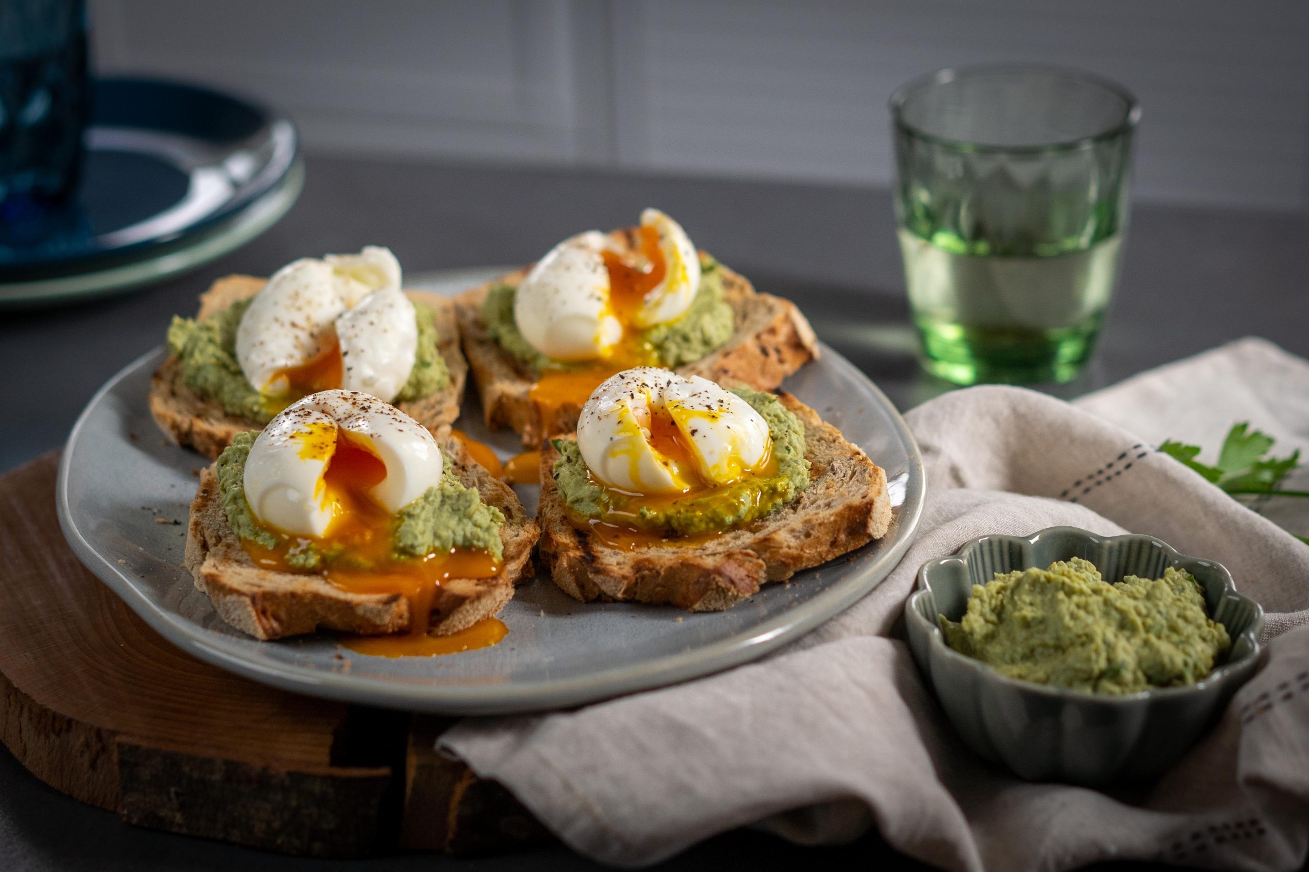 Brusketa s namazom od graška