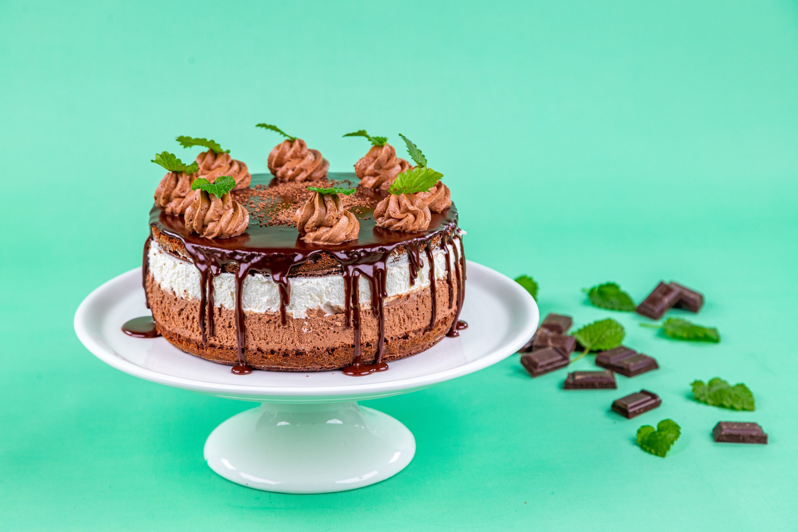 Choco mint torta