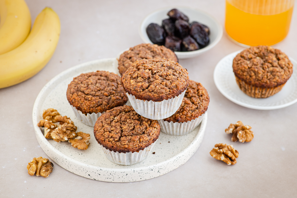 Date & cocoa muesli muffini