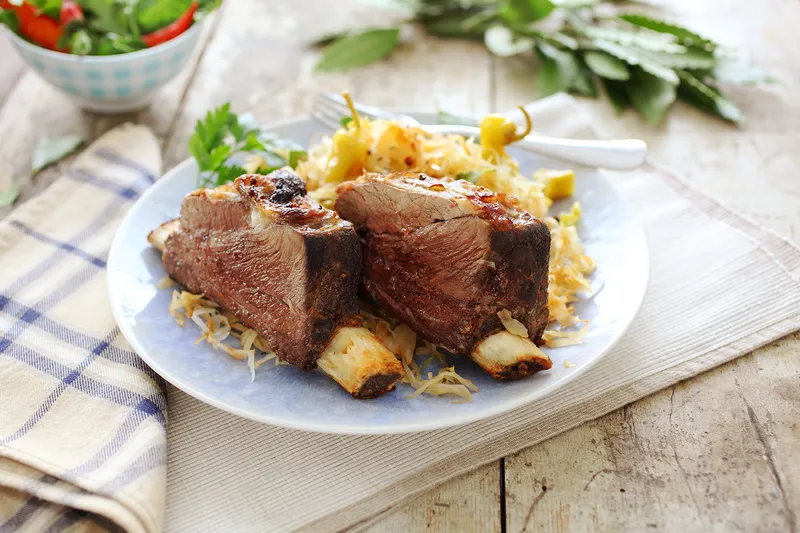 Goveđa rebarca sa zeljem