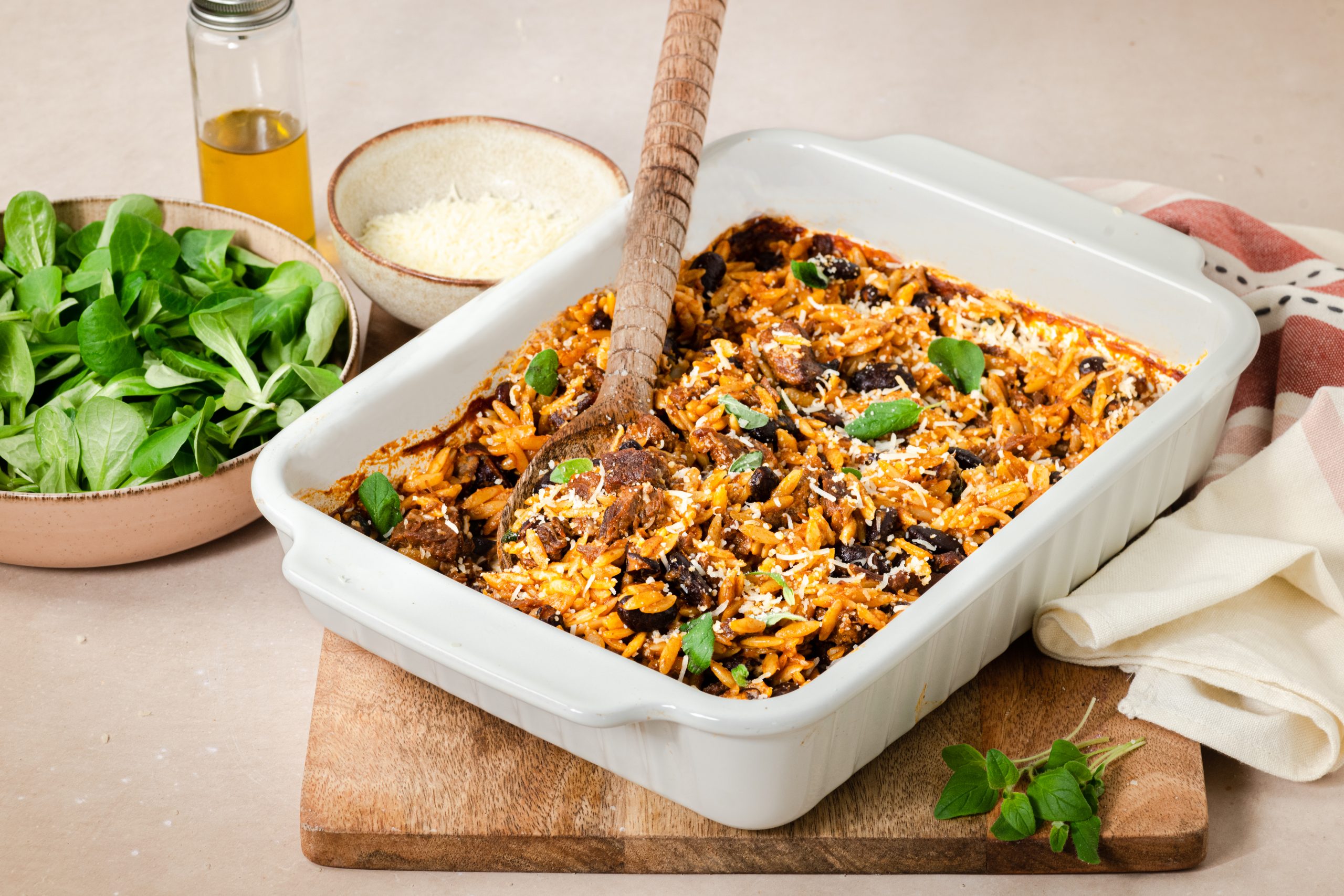 Goveđi složenac s orzo tjesteninom