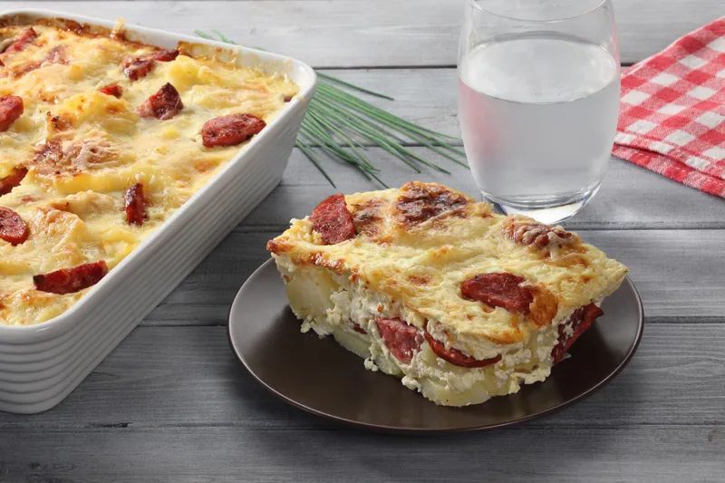 Gratinirani krumpir s jegerom