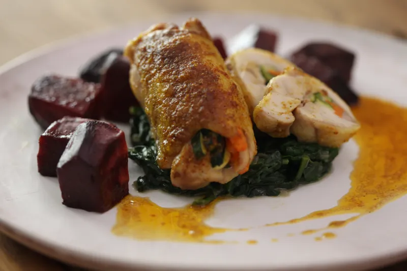 Sočne pileće rolice