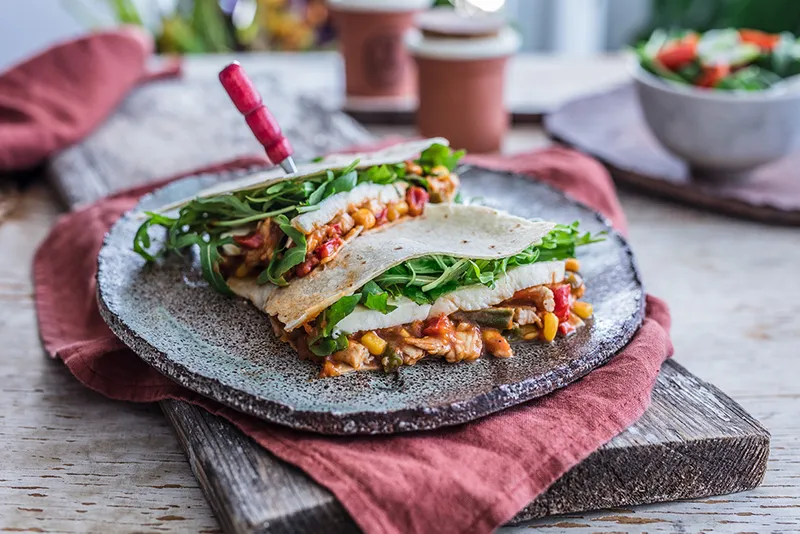 Integralne tortilje s mozzarellom