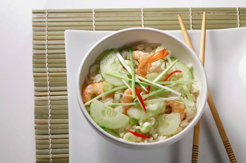 Japanska salata od riže i kozica