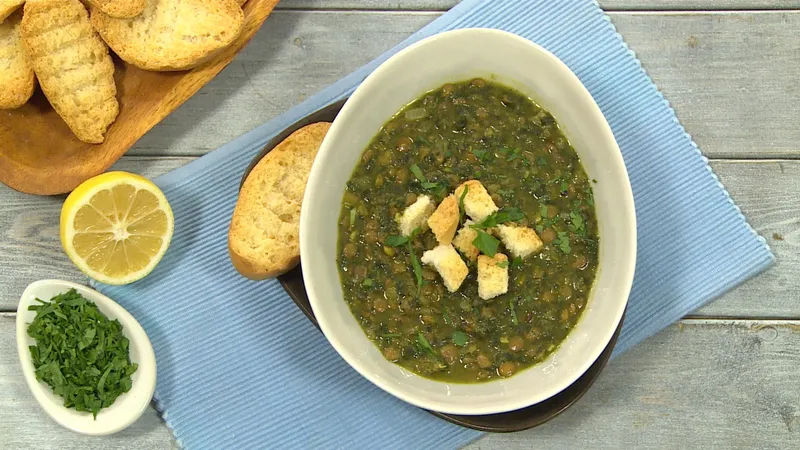 Juha od špinata i leće