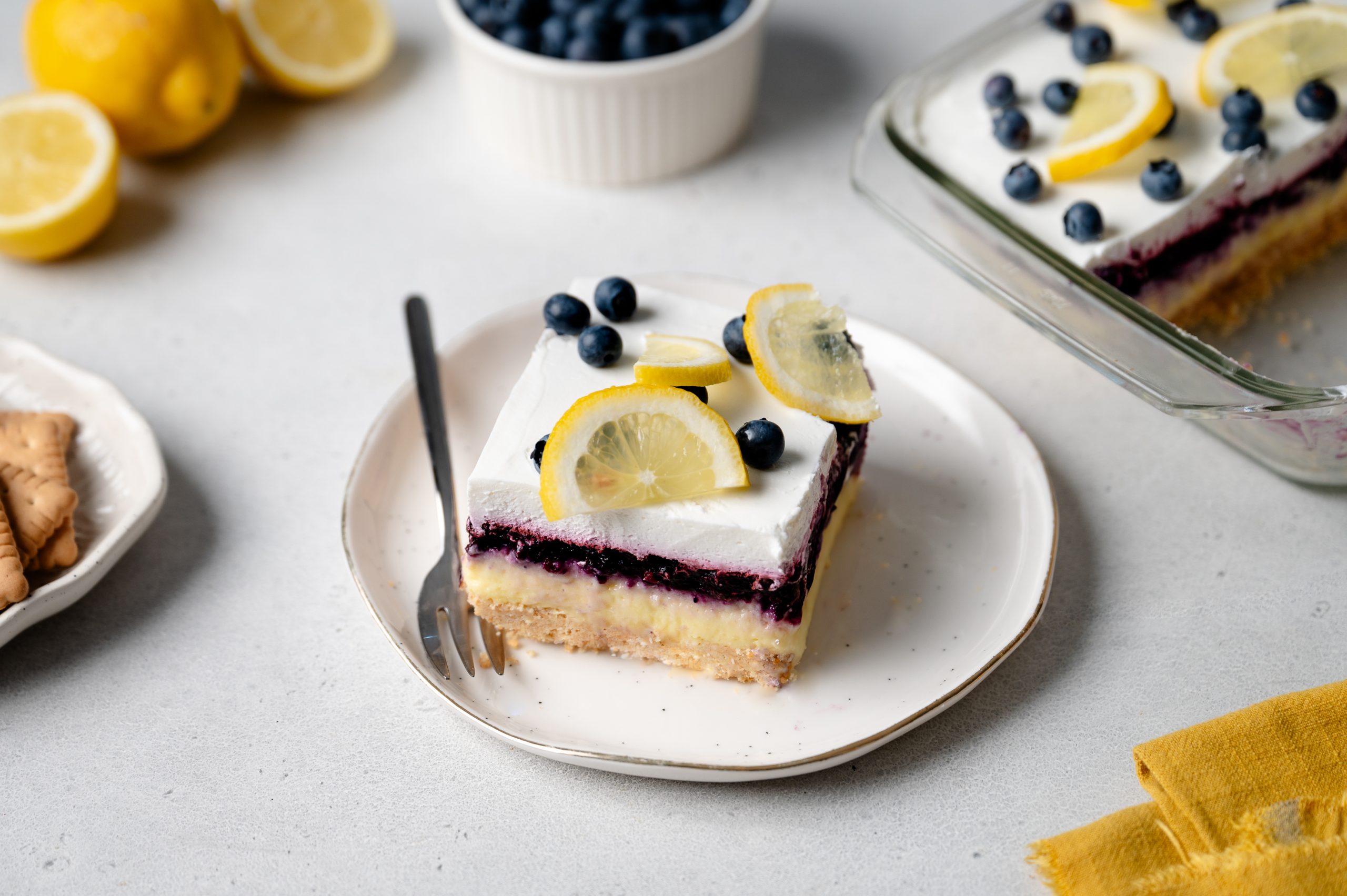 Limun borovnica kolač