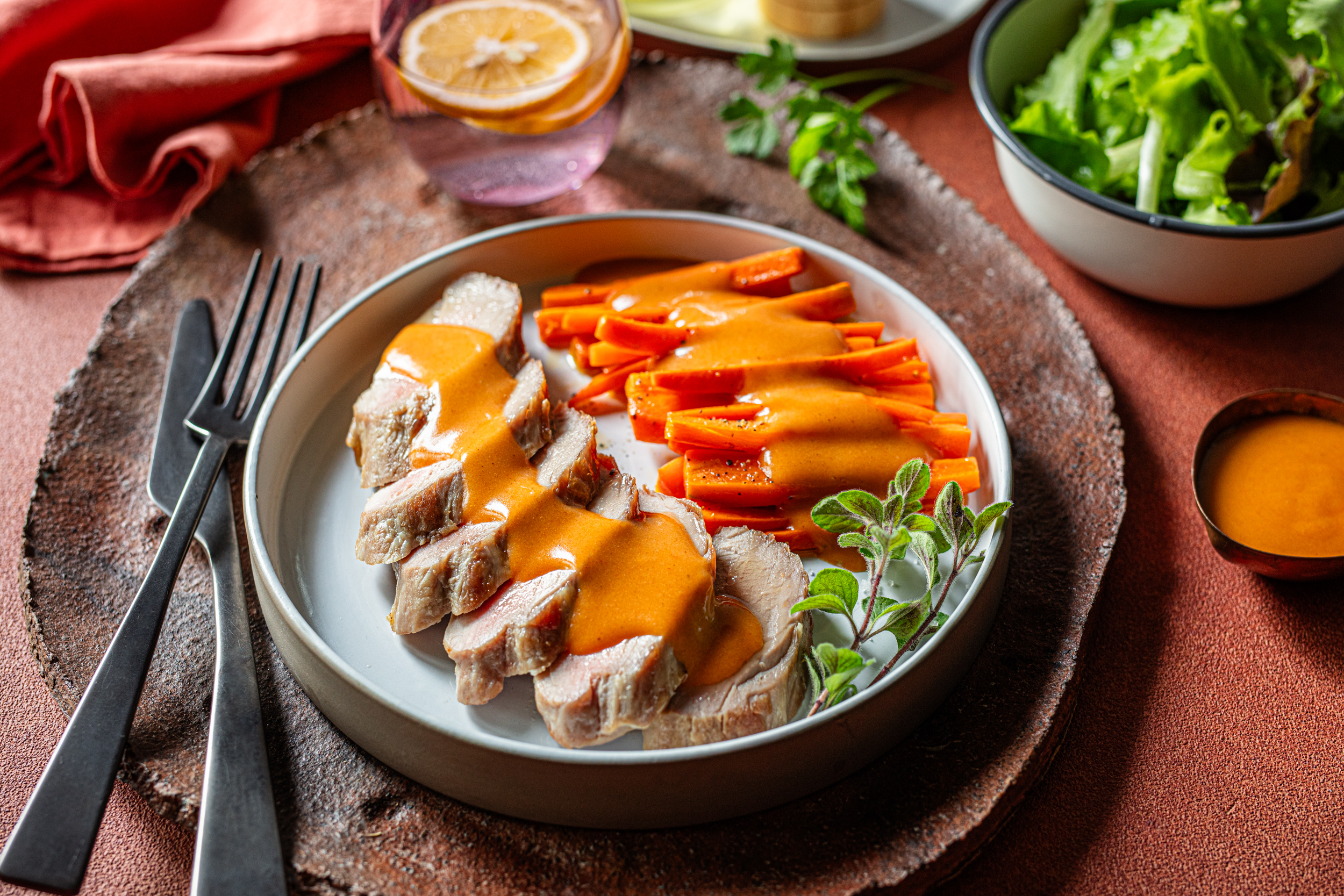 Lungić s krem umakom