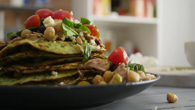 Mediteranske zelene palačinke