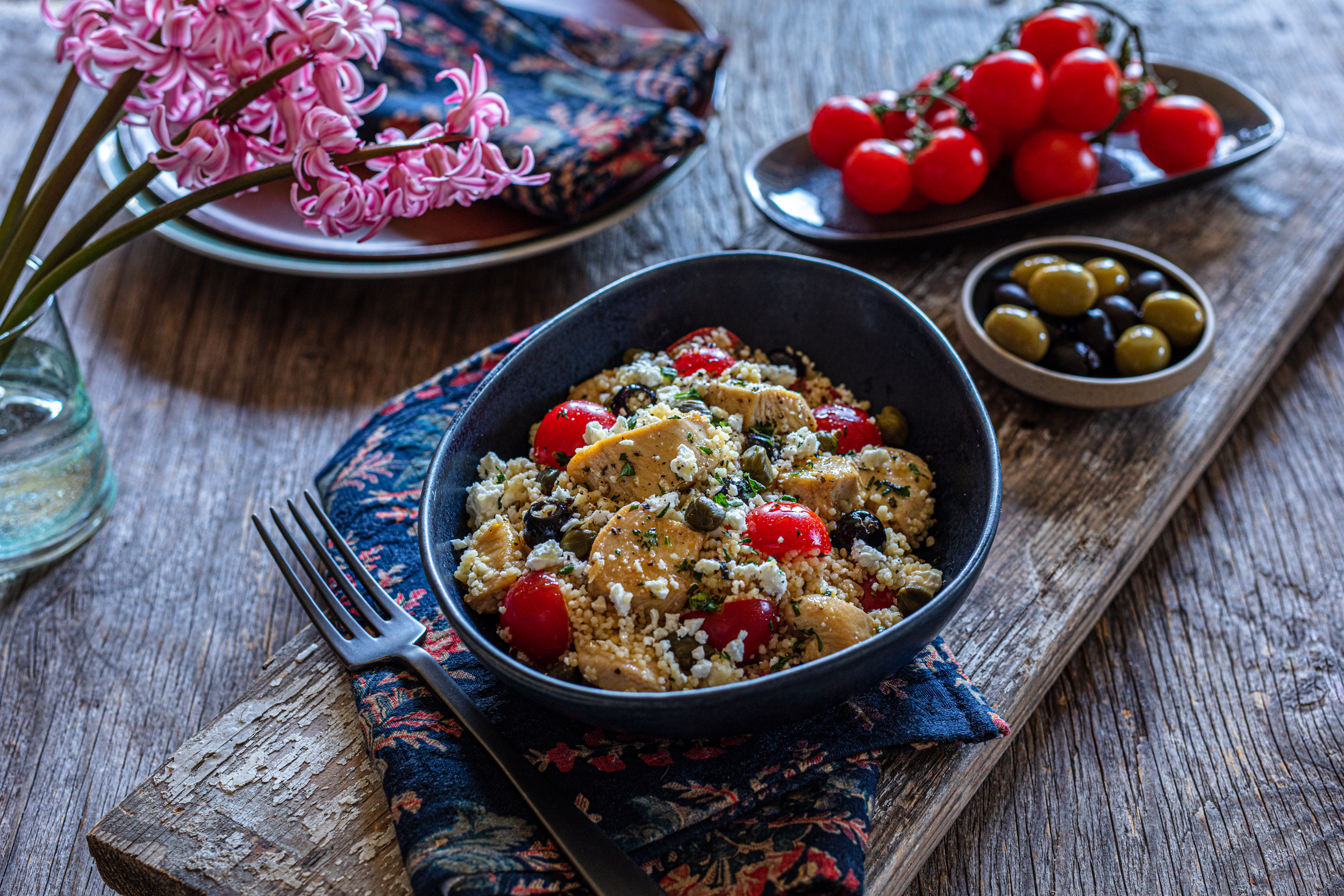 Mediteranski kus-kus s piletinom