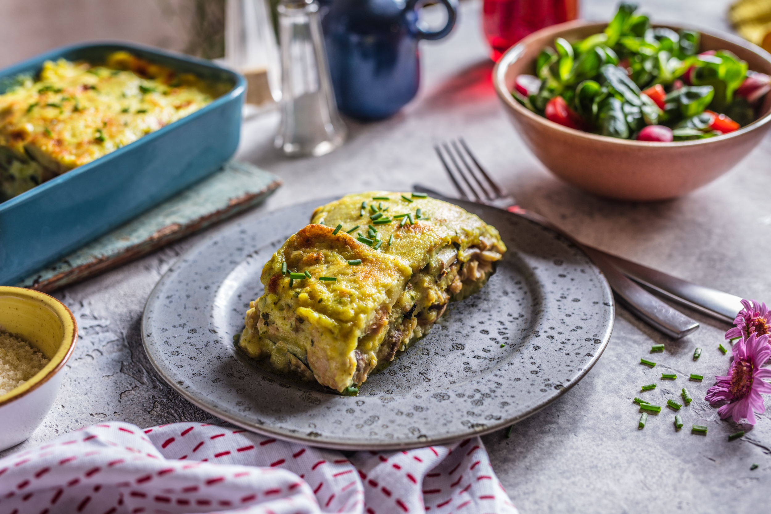 Musaka od puretine i povrća