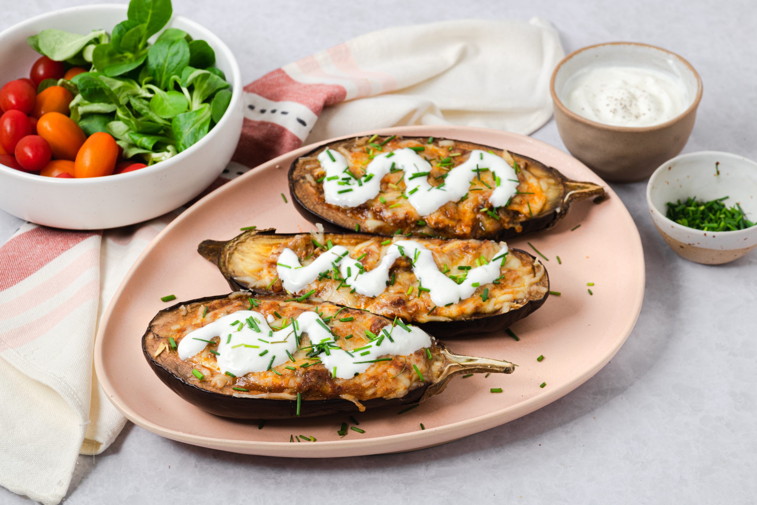 Patlidžani punjeni bolognese umakom