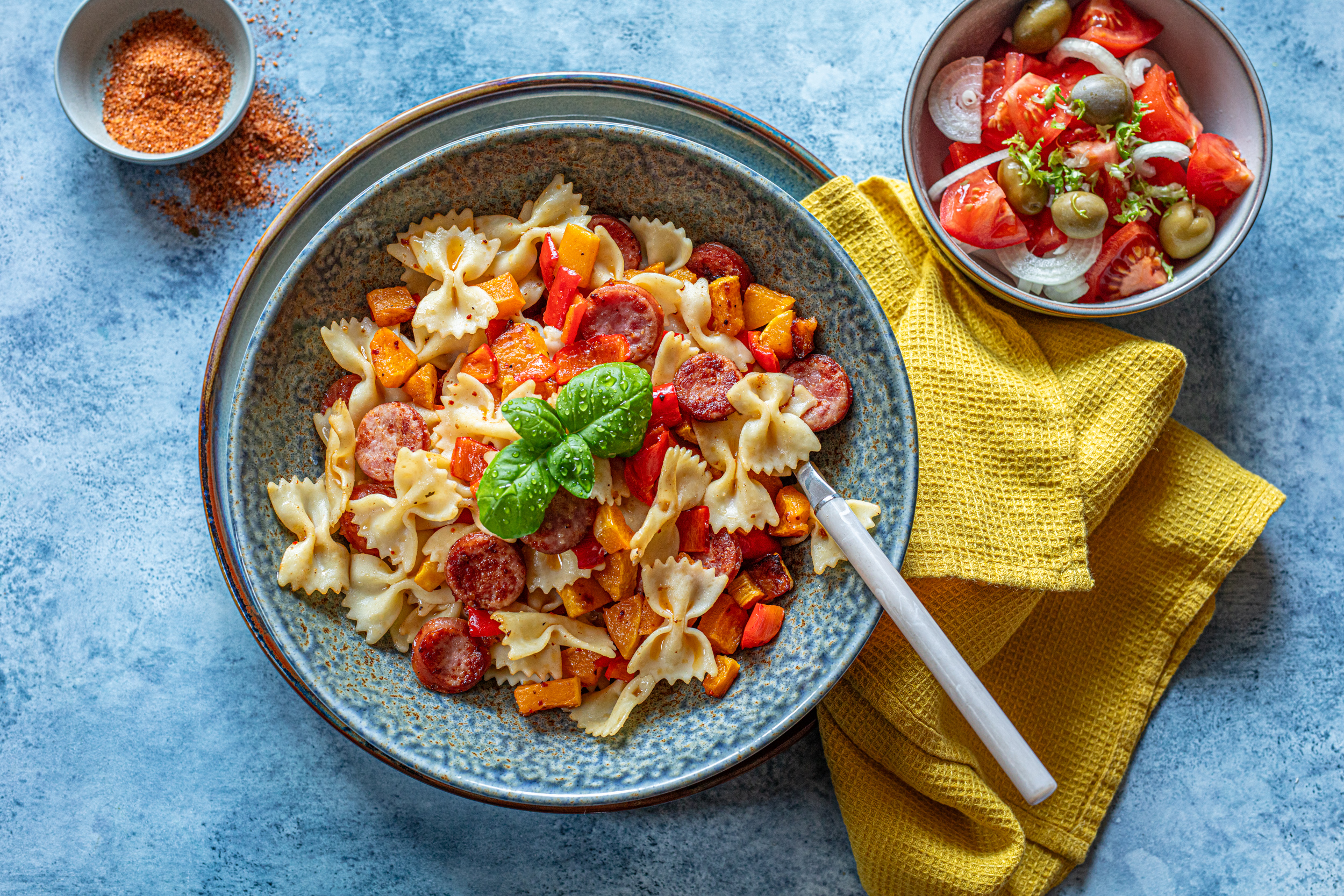 Pečeno povrće s tjesteninom