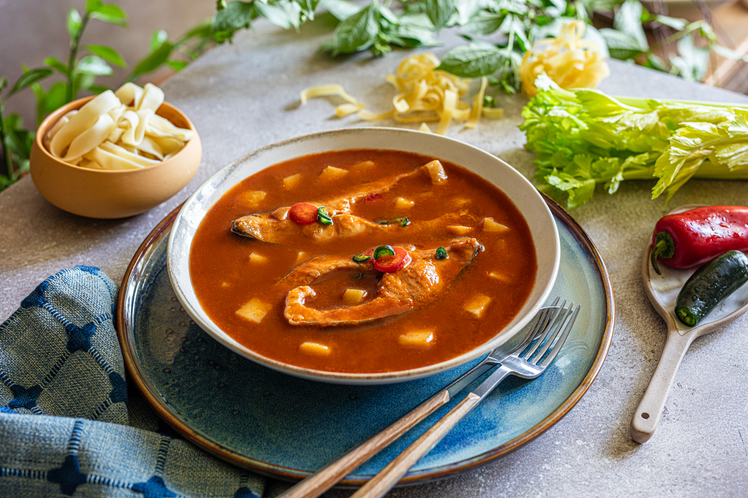 Pikantna riblja juha