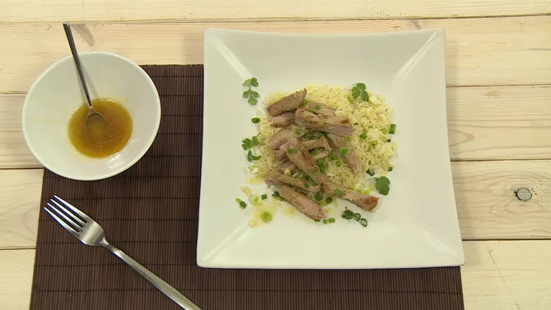 Pilaf riža s ramstekom