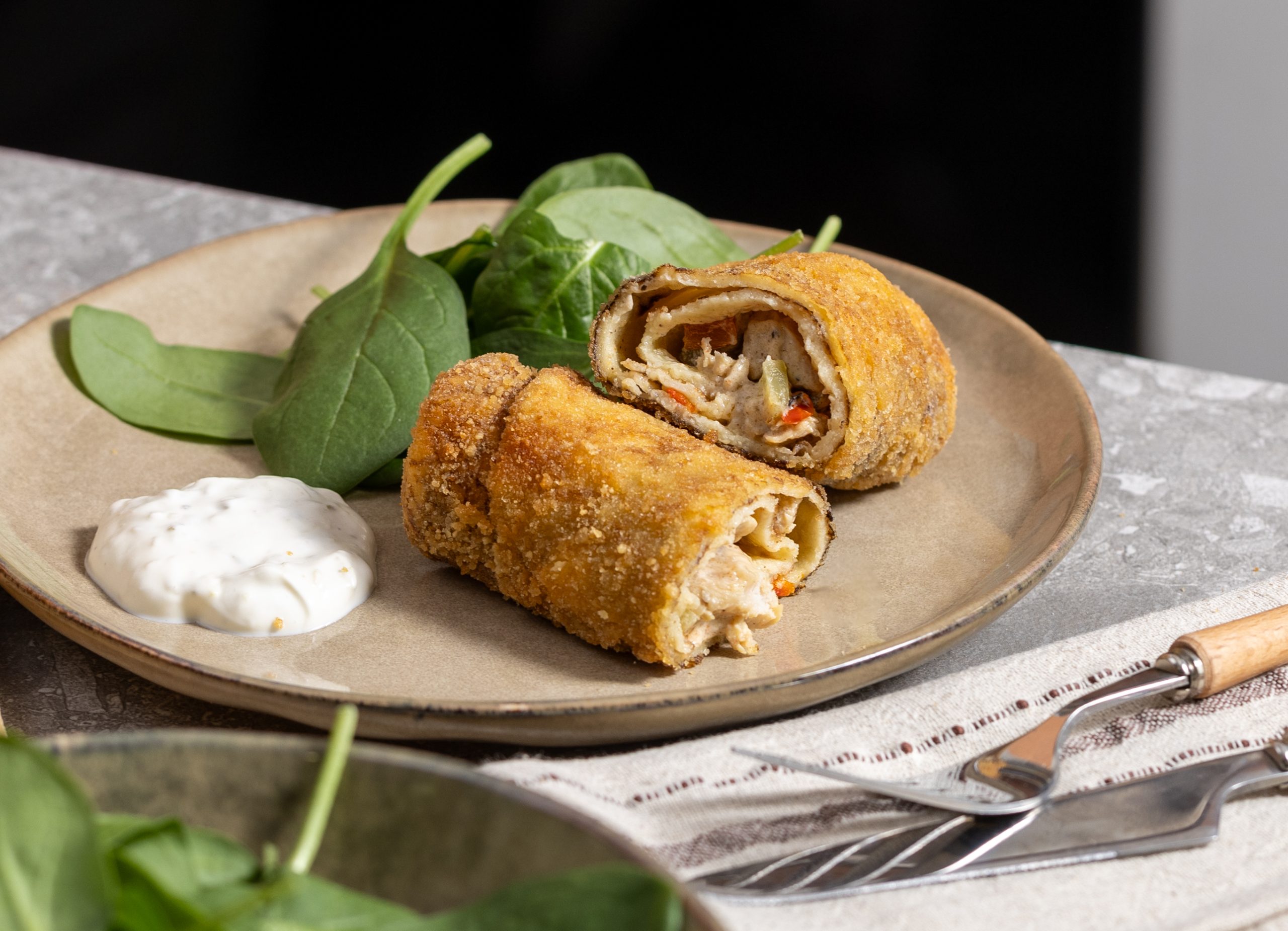 Pohane palačinke s puretinom