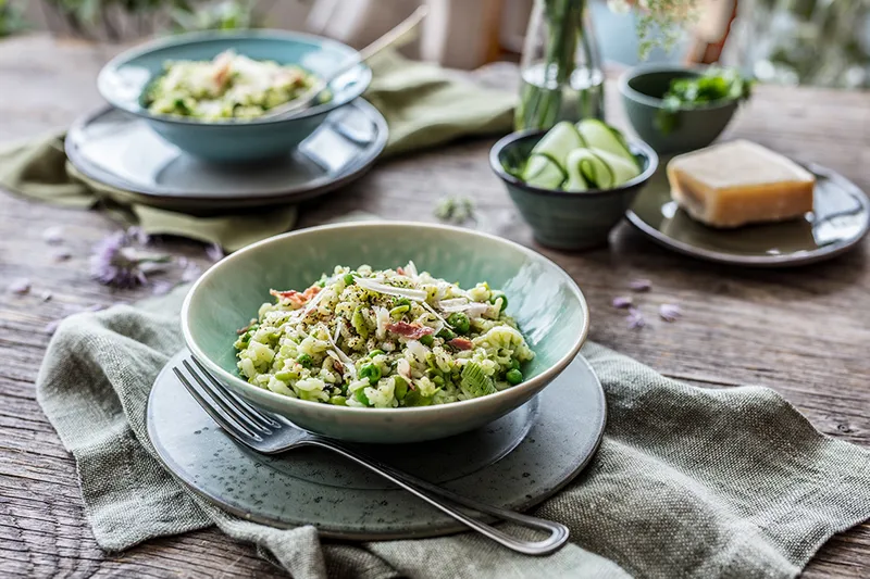 Povrtni rižoto s graškom