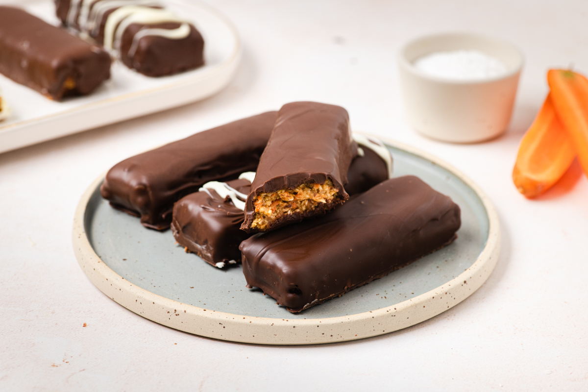 Proteinske pločice s mrkvom