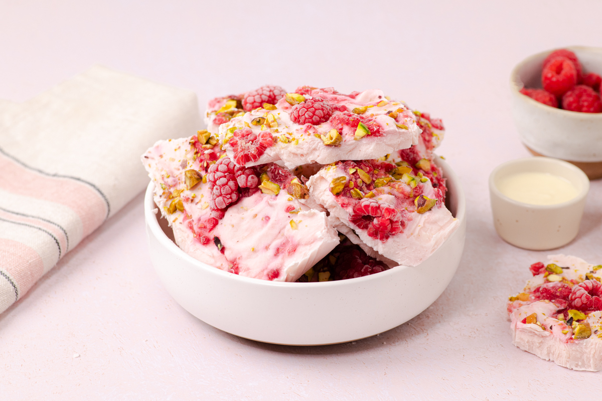 Proteinski bark s malinama