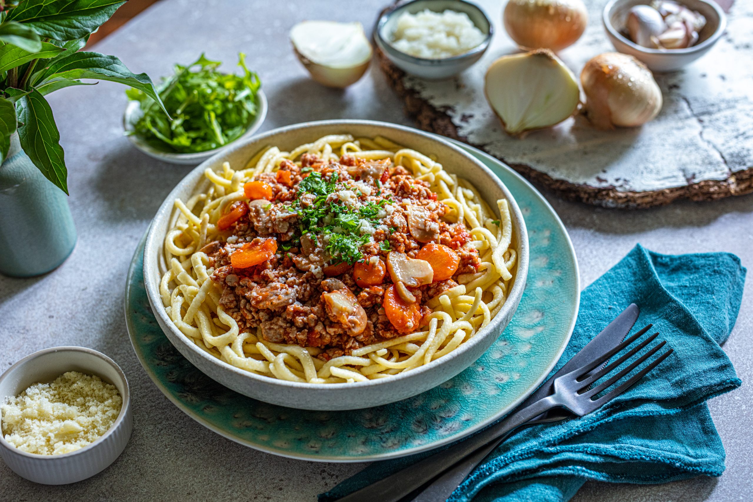 Pureći bolognese