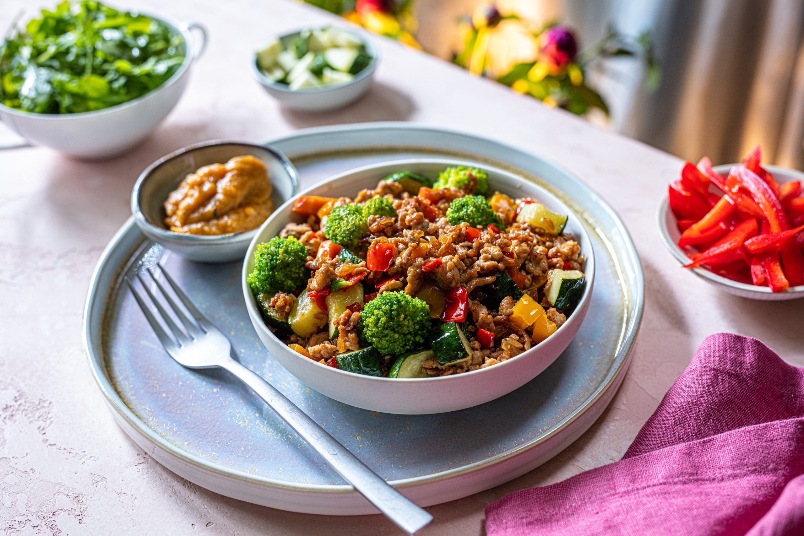 Puretina s prženim povrćem (stir-fry)