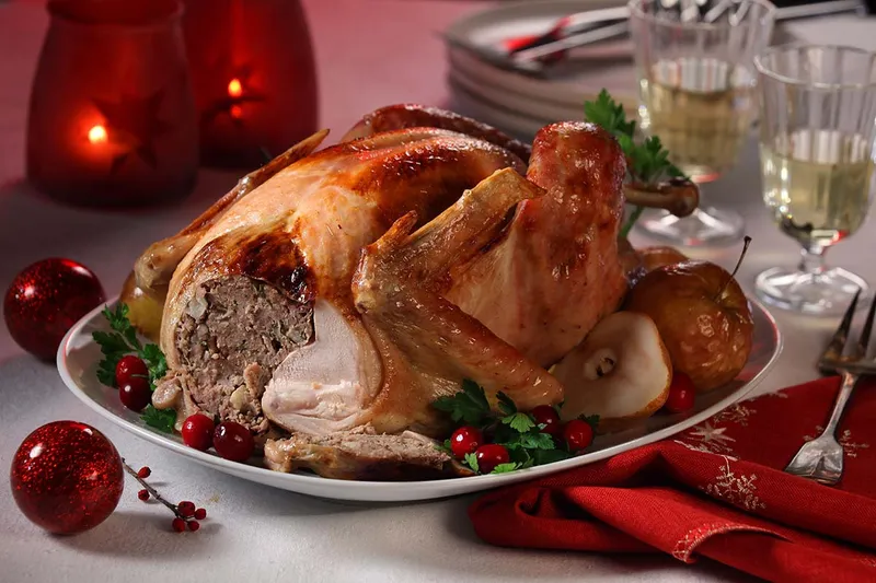 Purica pečena u jabukovači