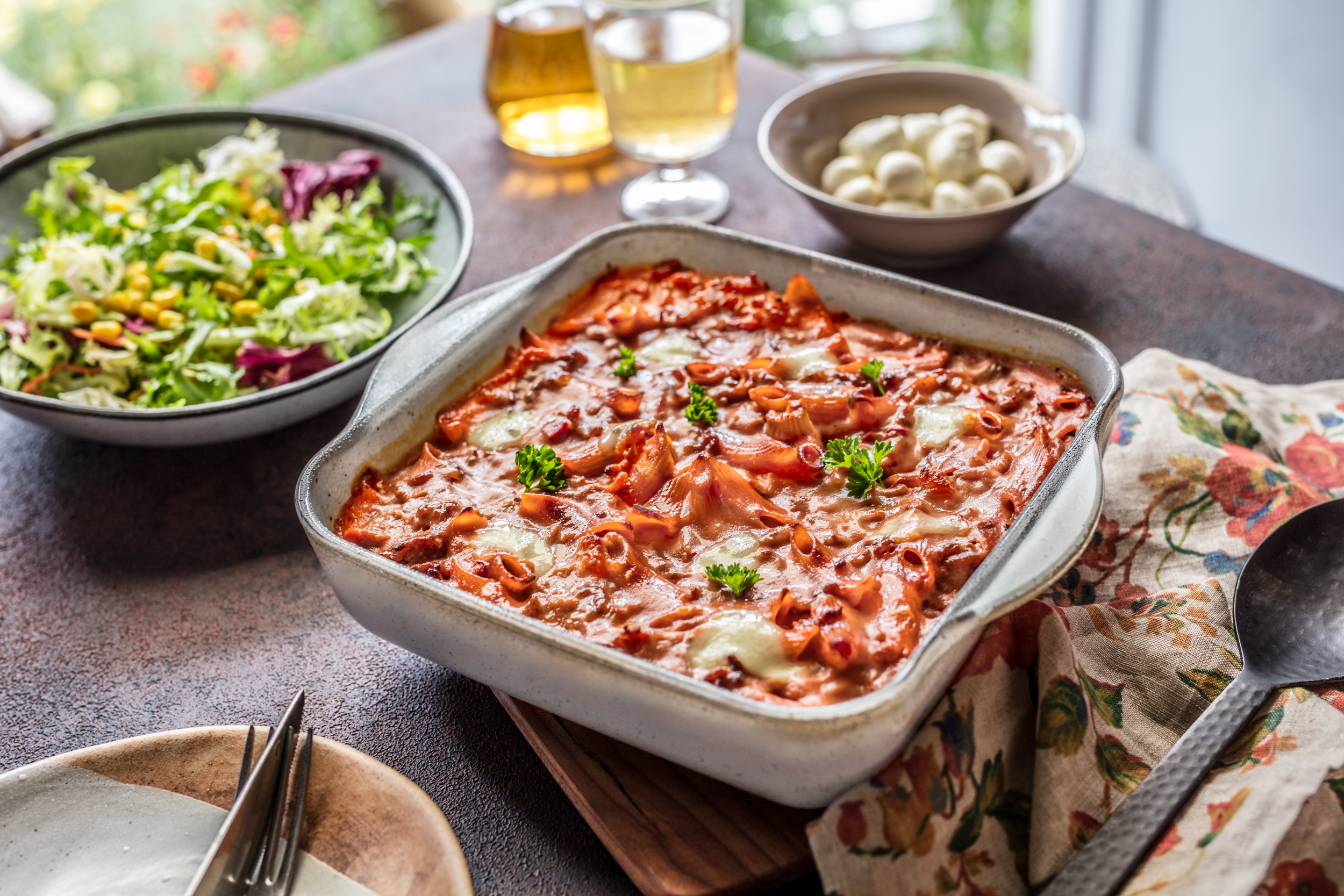 Razigrani zapečeni bolognese