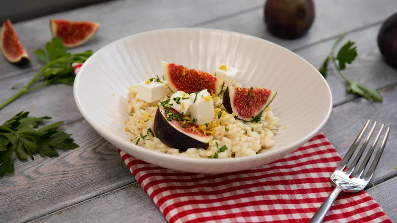 Rižoto sa svježim smokvama