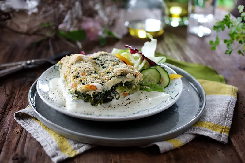 Sarmice s keljom i sirom