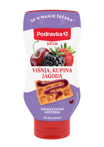 Džem višnja, kupina, jagoda squeeze