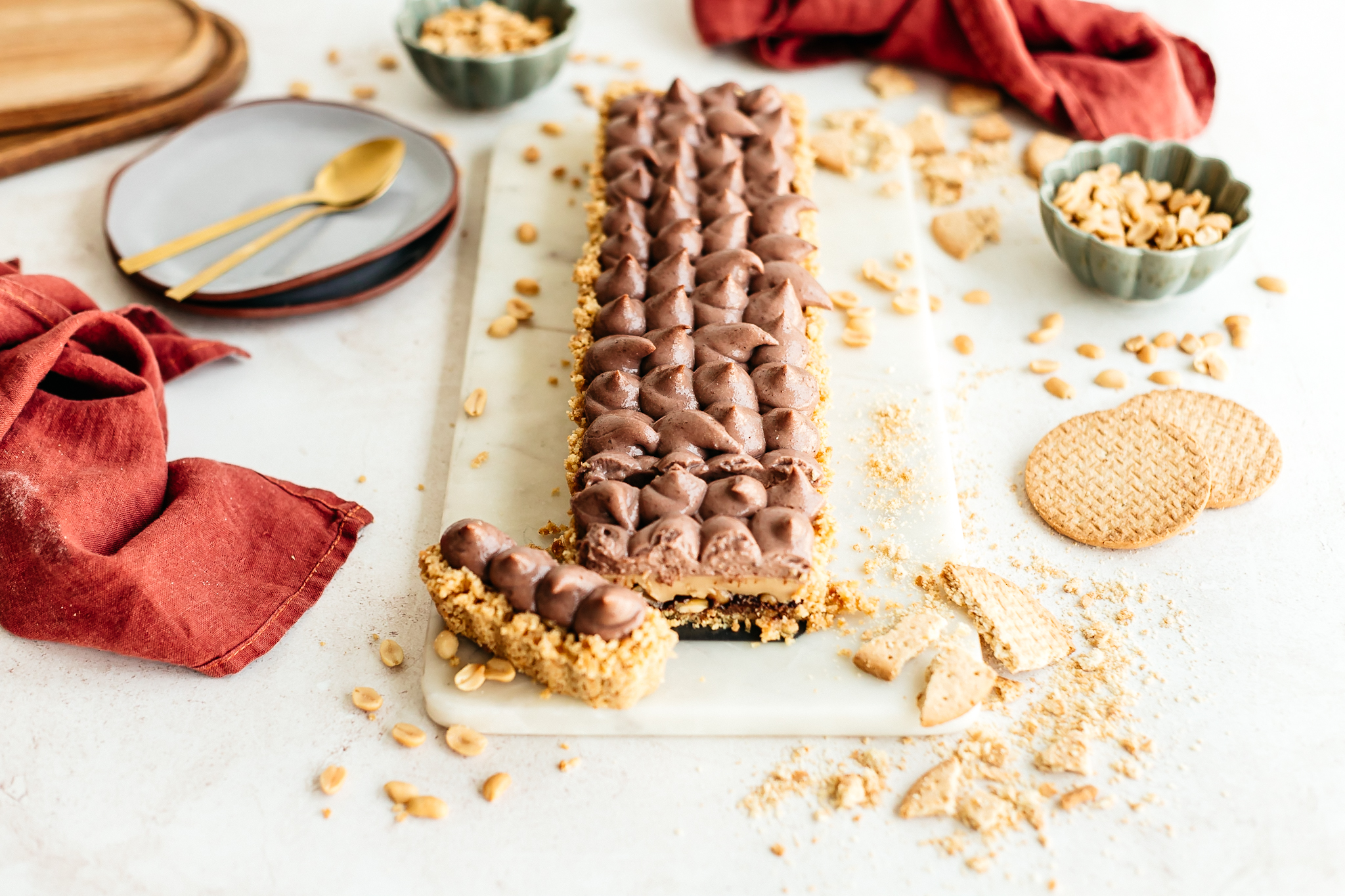 Tart od karamele i kikirikija