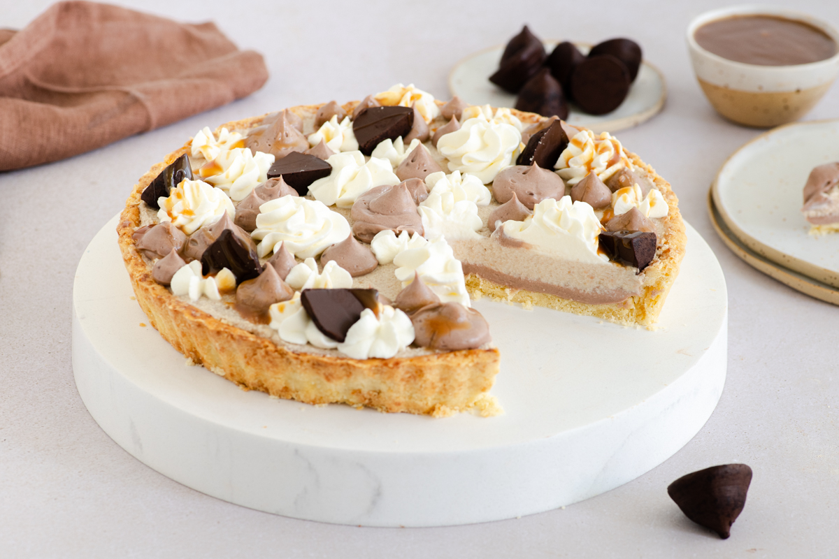 Tart s čokoladom i kestenima