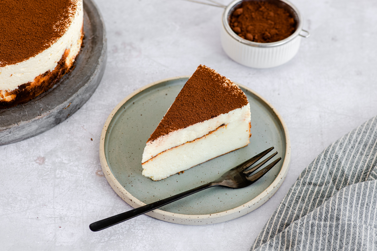 Tiramisu baskijski cheesecake