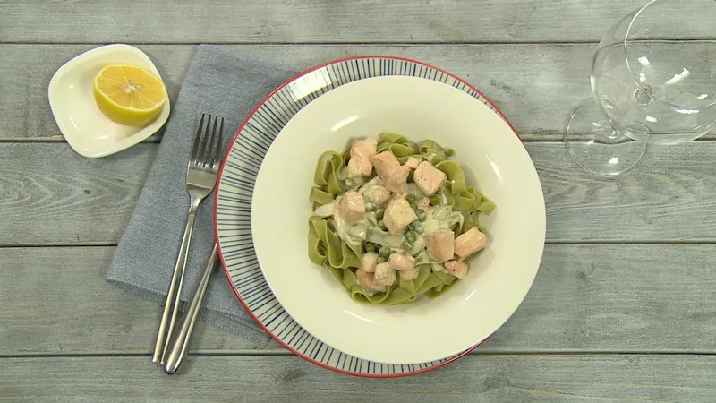 Tjestenina s lososom i limunom