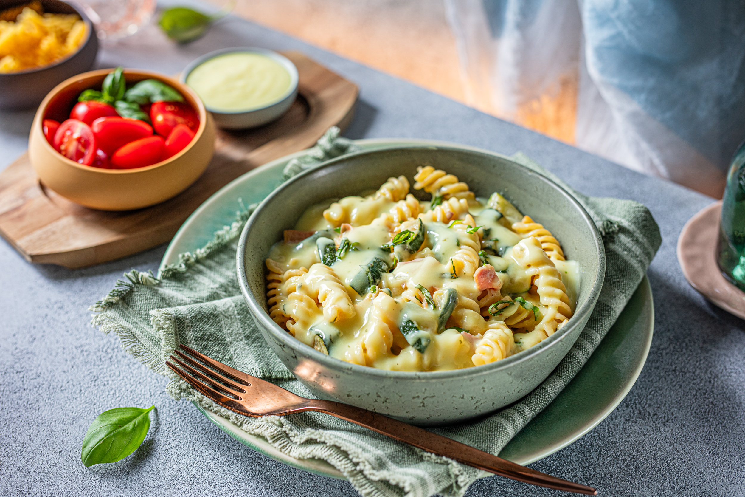 Tjestenina s tikvicama u umaku od sira