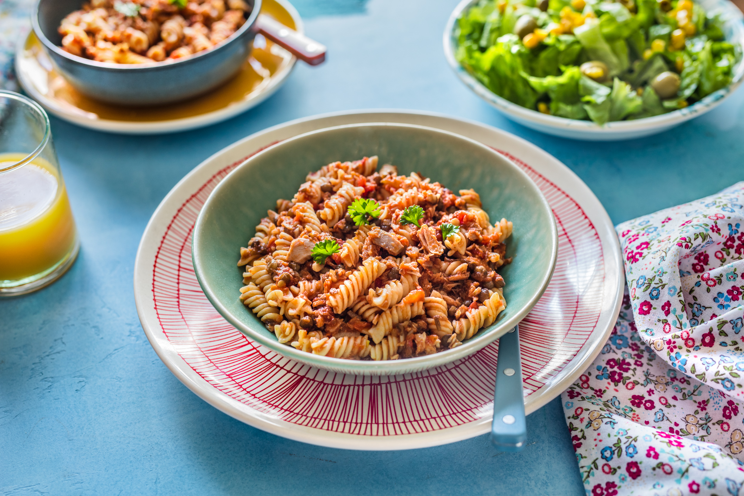 Tjestenina sa salsom i tunom