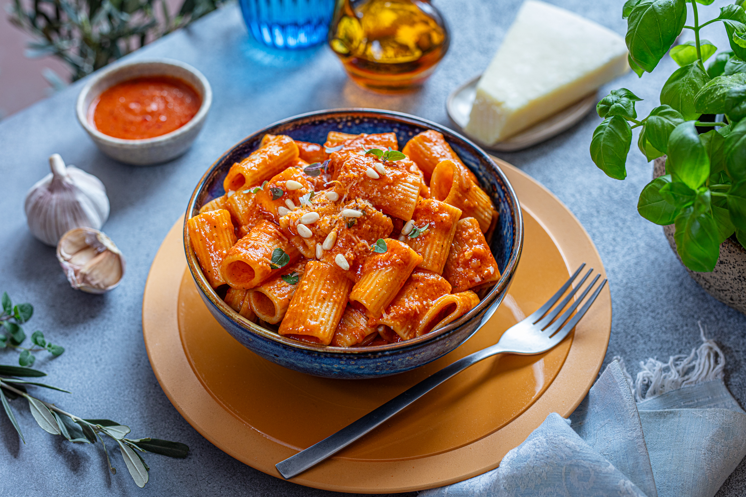 Tjestenina u umaku od paprike