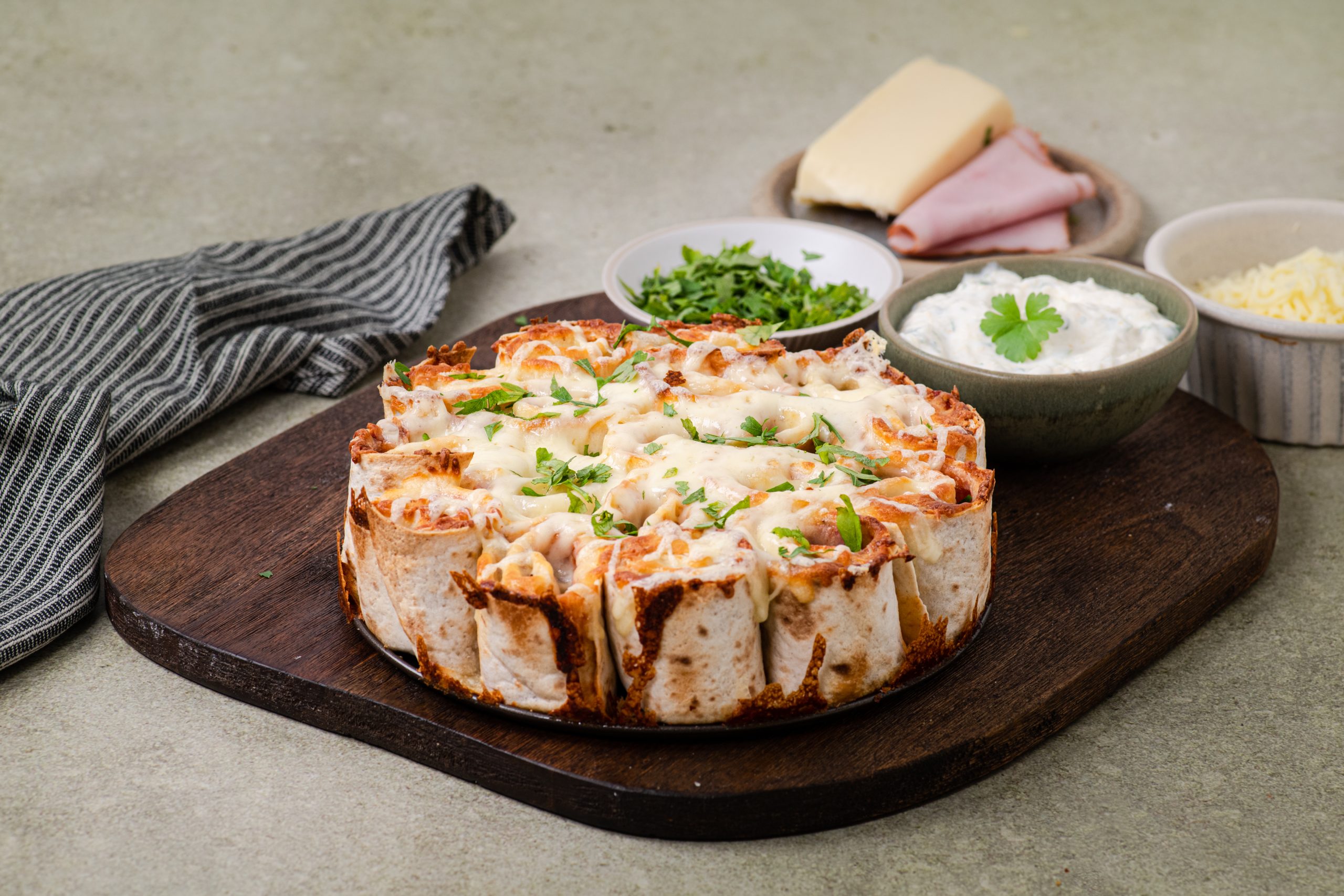 Tortilja pizza rolice