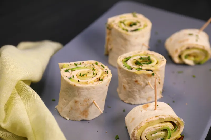 Tortilje s tikvicama i paštetom