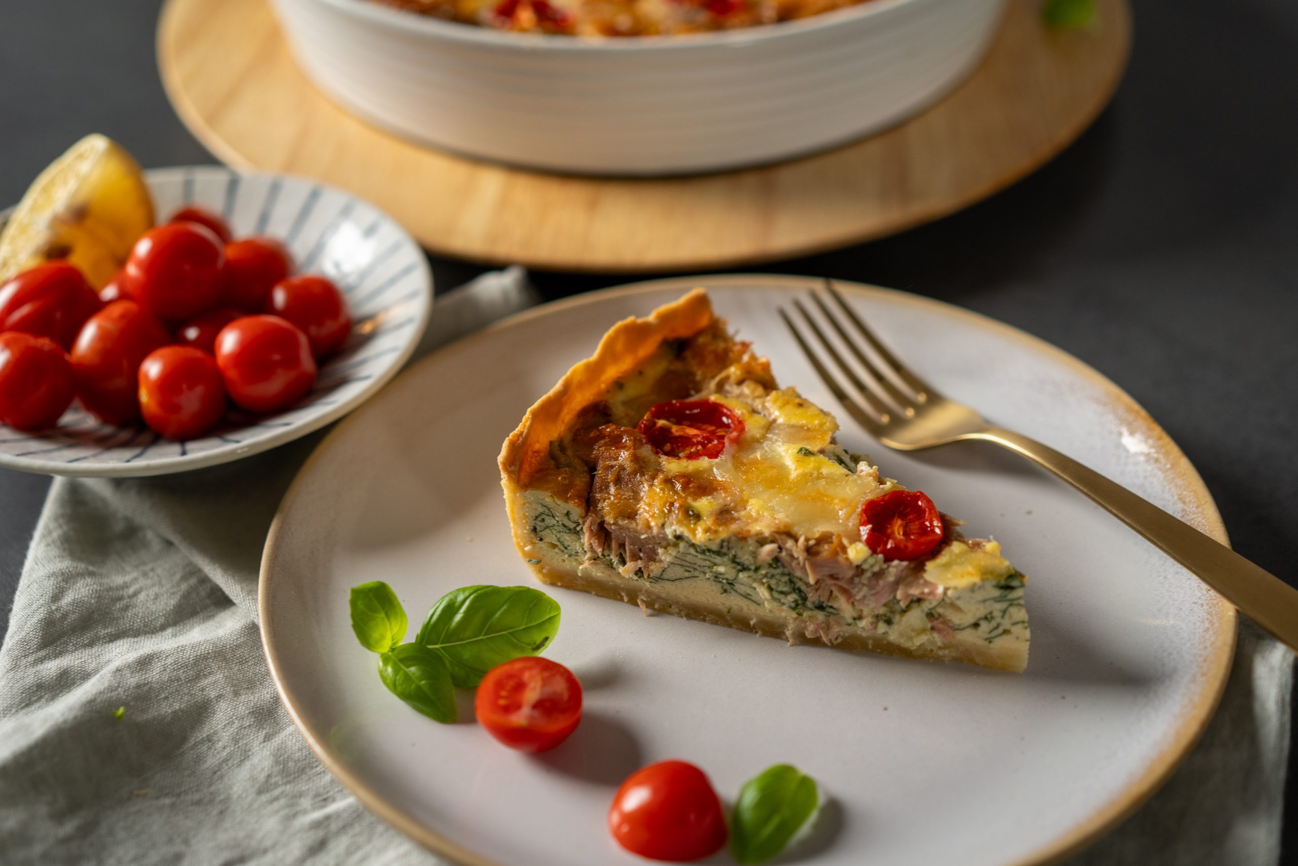 Tuna quiche