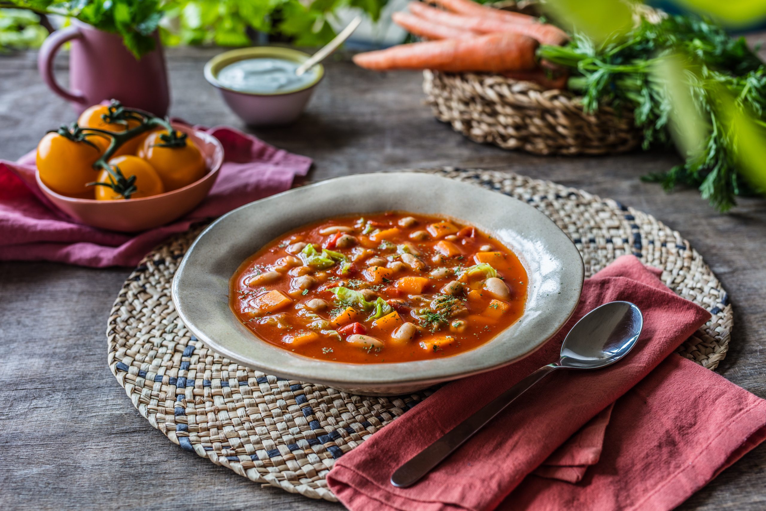 Varivo od bundeve, bijelog graha i slanutka
