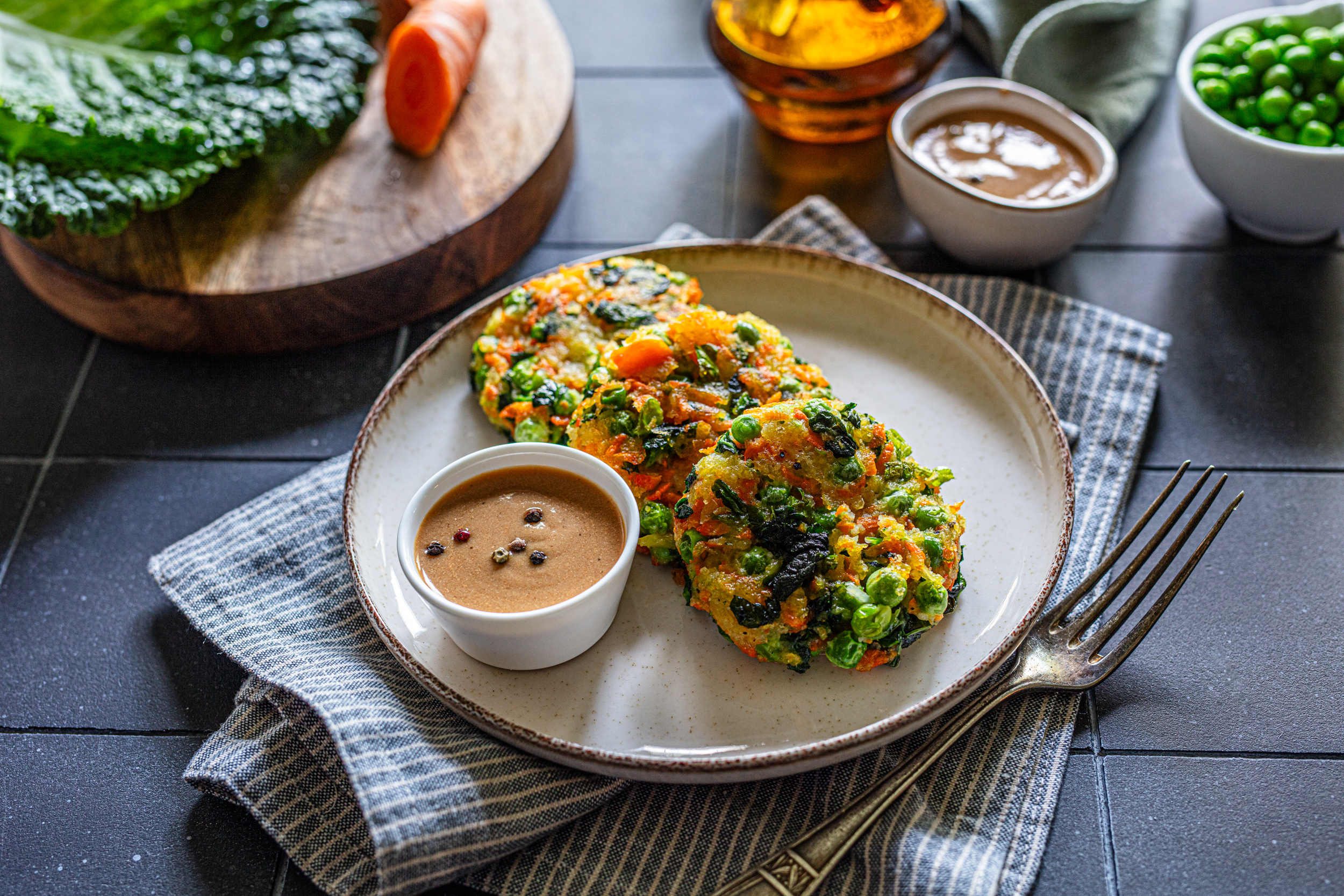 Vegetarijanski popečci u umaku sa zelenim paprom